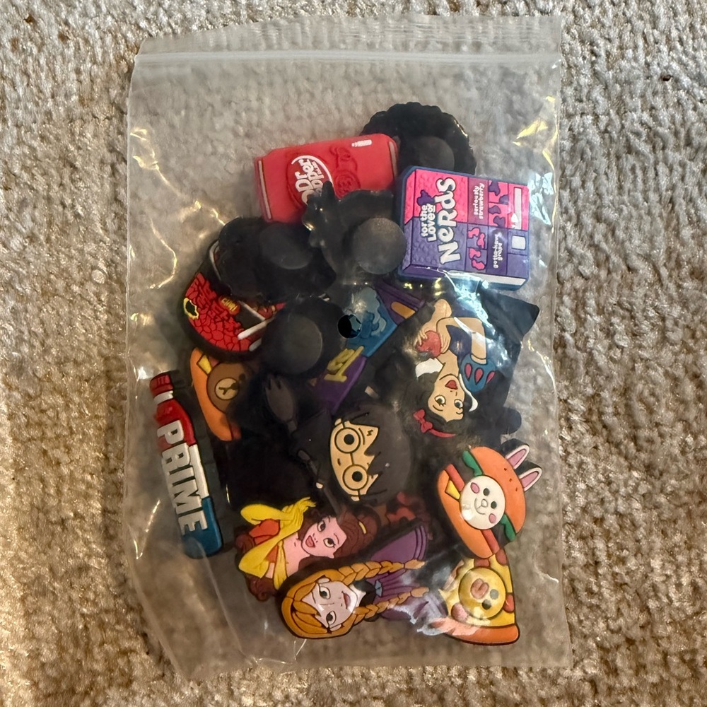 Colorful Shoe Charms Set